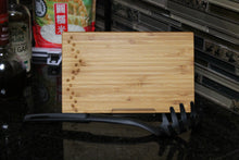 Load image into Gallery viewer, Cutting Board - Pawprint with Optional Made with Love & Cat Hair Message