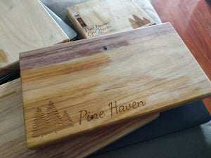 Cutting Board - Canarywood - .5 board engrave space